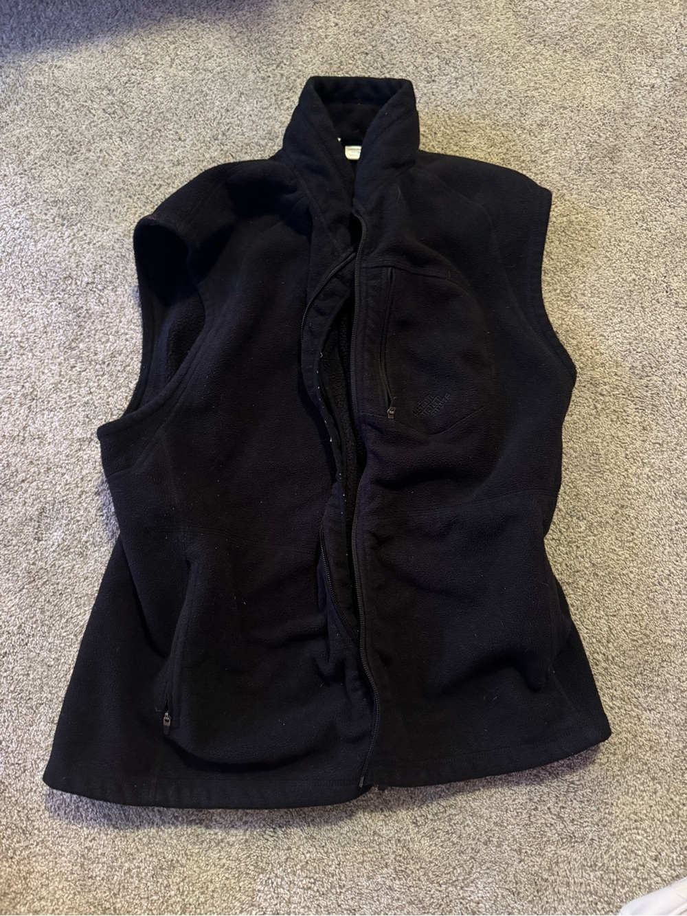 Eastern Mountain Sports Black Fleece Vest - Sleeveless Zip-Up